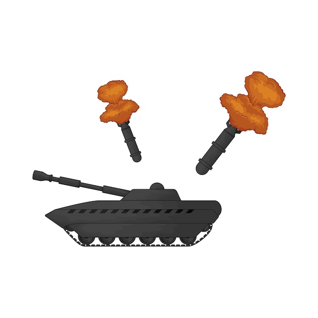 Vector tank illustration