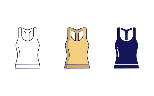 Tank Top vector icon