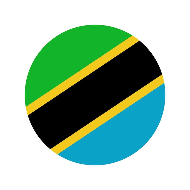 Tanzania Round flag