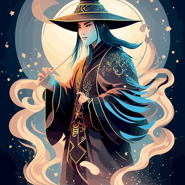 Taoist illustration magic aisan