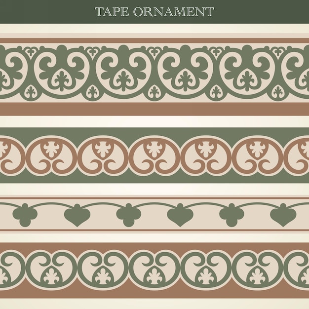 Tape ornament