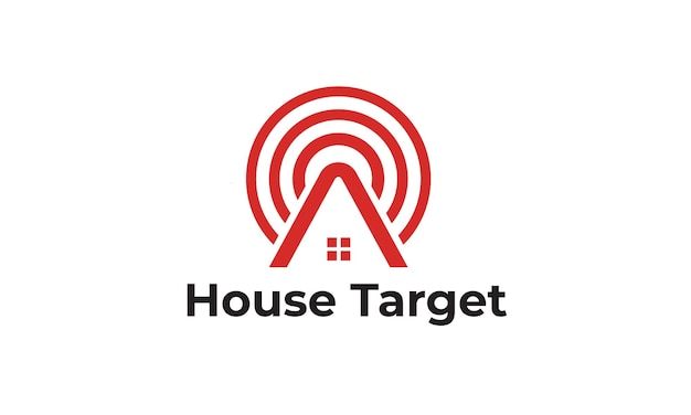 Target house Logo design template