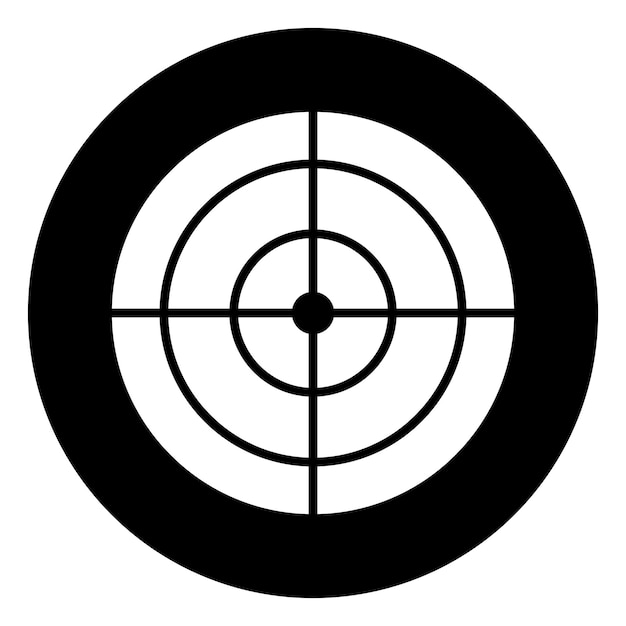 Target icon vector