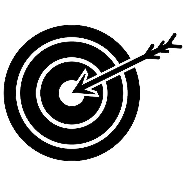 Target icon vector