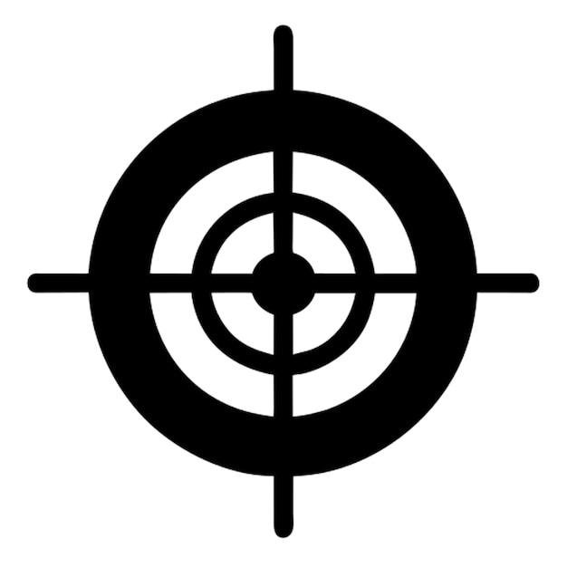 target shooting pictogram