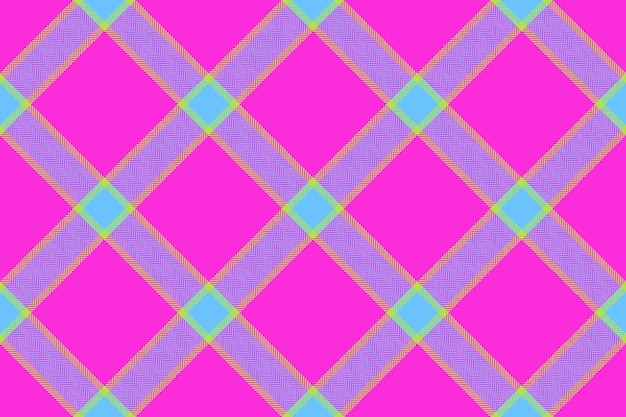 Tartan background check Seamless vector textile Pattern fabric texture plaid