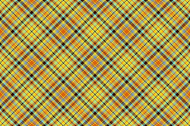 Tartan fabric pattern Vector seamless texture Background check plaid textile