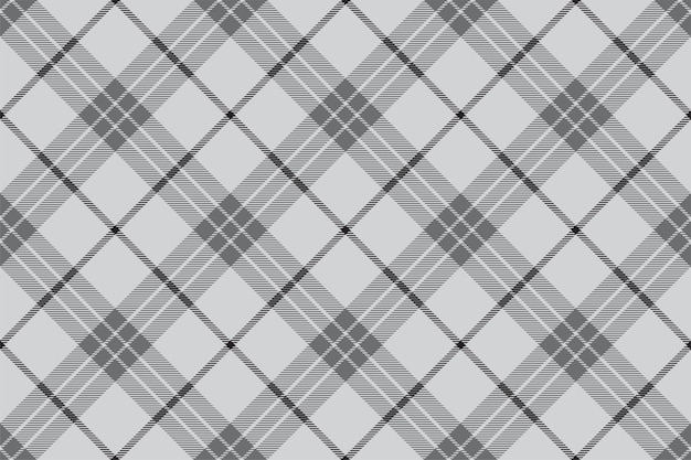 Tartan plaid background diagonal check seamless pattern Vector fabric texture for textile print wrapping paper gift card wallpaper flat design