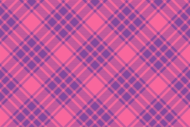 Tartan plaid background diagonal check seamless pattern Vector fabric texture for textile print wrapping paper gift card wallpaper