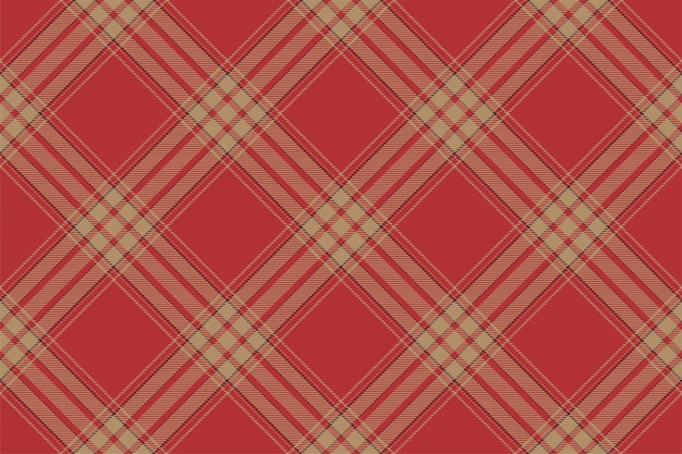 Tartan plaid background diagonal check seamless pattern Vector fabric texture for textile print wrapping paper gift card wallpaper