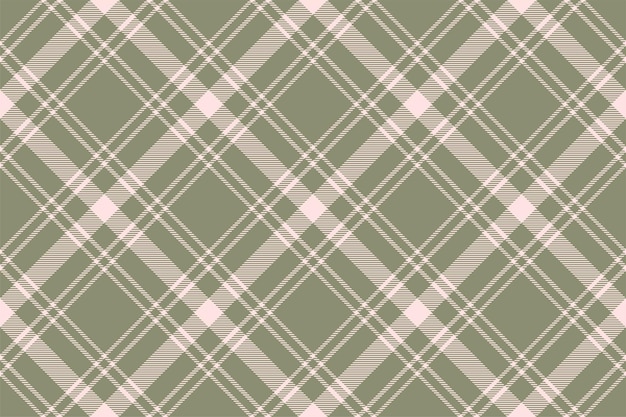 Tartan plaid background diagonal check seamless pattern Vector fabric texture for textile print wrapping paper gift card wallpaper