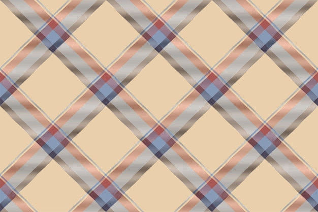 Tartan plaid background diagonal check seamless pattern Vector fabric texture for textile print wrapping paper gift card wallpaper