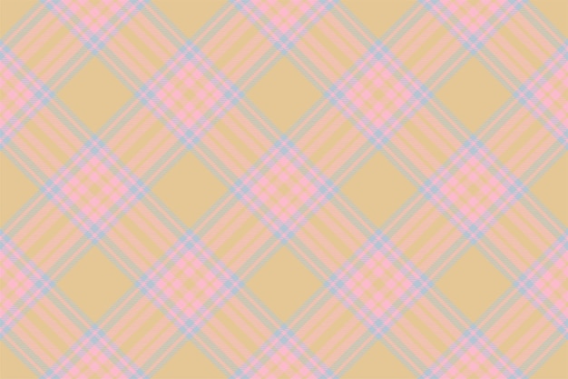 Tartan plaid background diagonal check seamless pattern Vector fabric texture for textile print wrapping paper gift card wallpaper