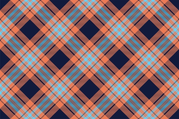 Tartan plaid background diagonal check seamless pattern Vector fabric texture for textile print wrapping paper gift card wallpaper