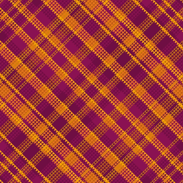 Tartan or plaid halloween color pattern