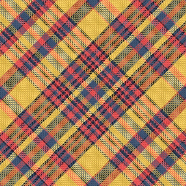 Tartan or plaid halloween color pattern