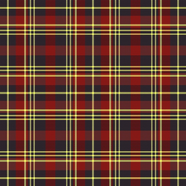 Tartan plaid pattern with texture Vector illustration