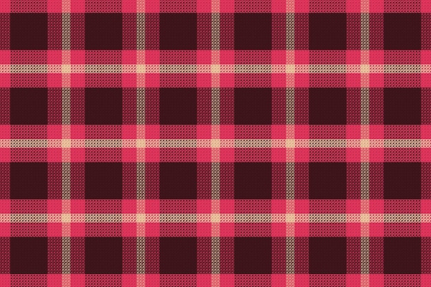 Tartan plaid pattern with texture and warm color