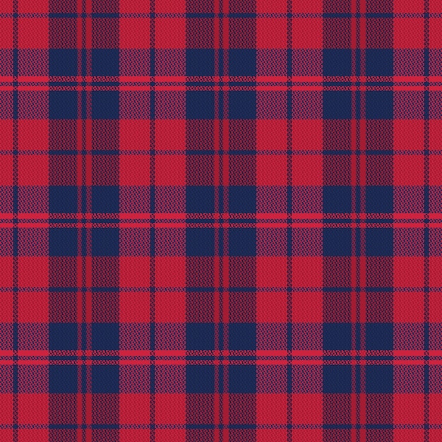 Vector tartan plaid pattern with texture