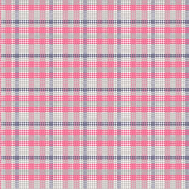 Vector tartan or plaid retro color pattern