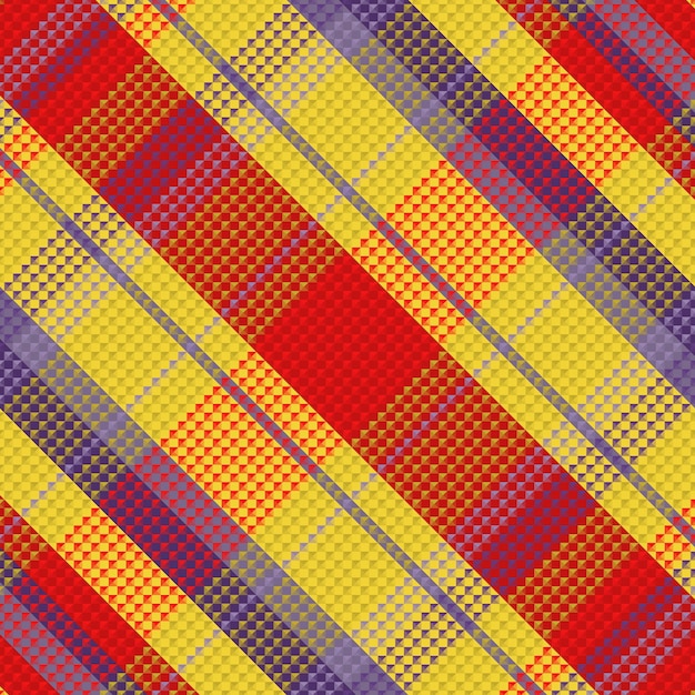 Tartan or plaid winter color pattern