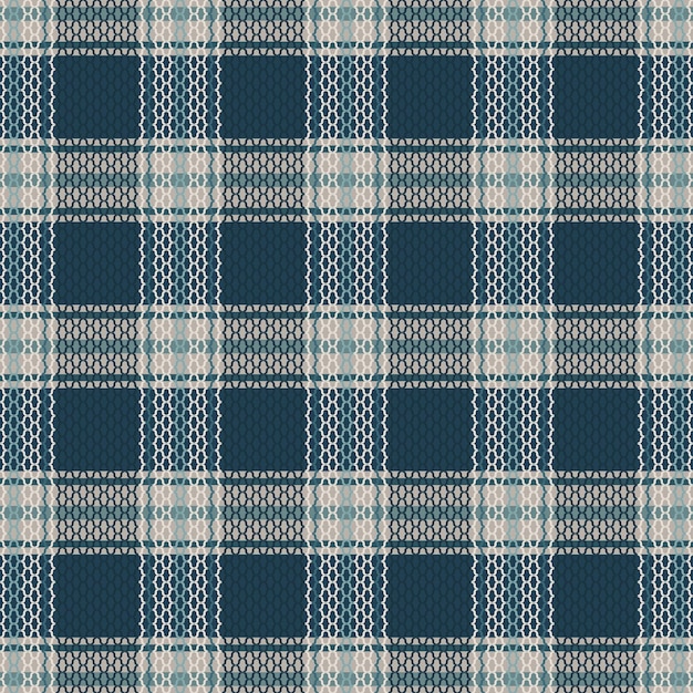 Tartan Plaid With Night Color Pattern