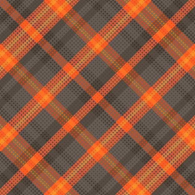 Tartan Plaid With Night Color Pattern