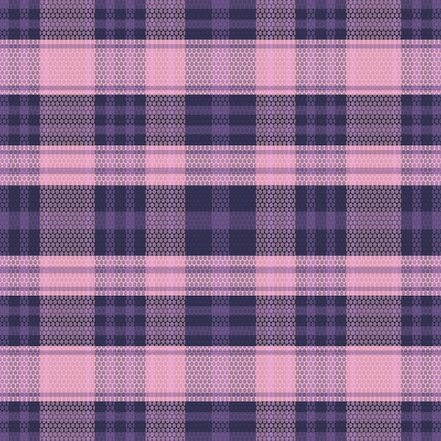 Tartan Plaid With Night Color Pattern