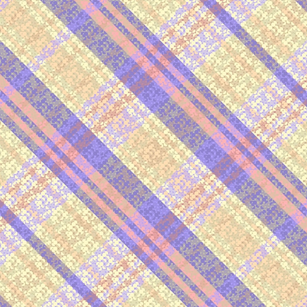 Tartan Plaid With Summer Color Pattern