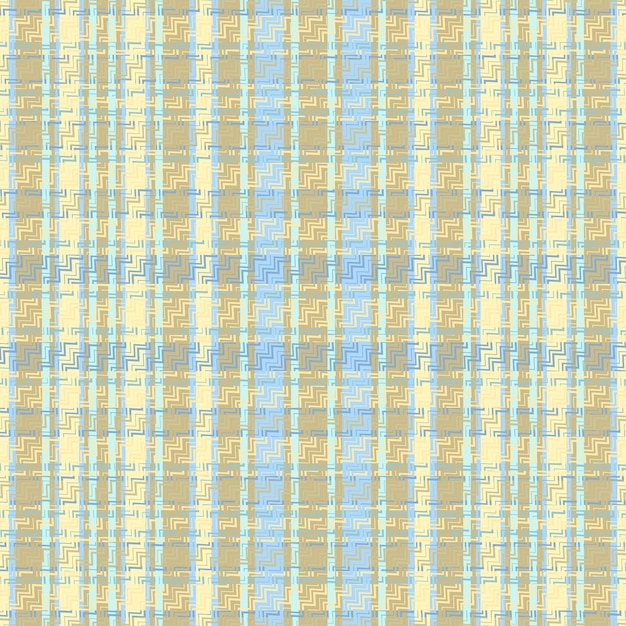 Tartan Plaid With Summer Color Pattern