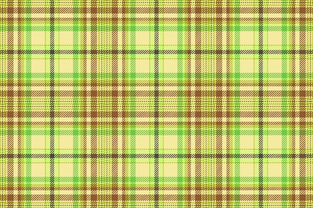 Tartan seamless pattern Vector textile texture Background check plaid fabric