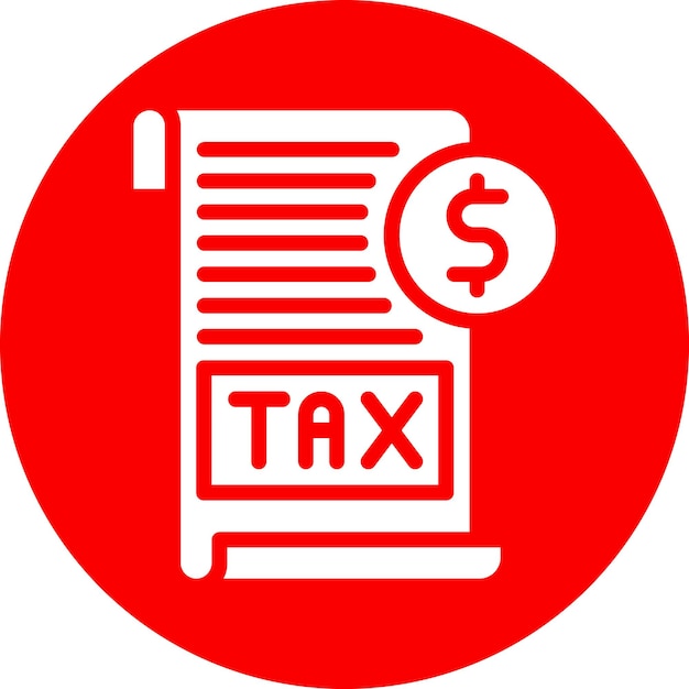 Tax icon vector image