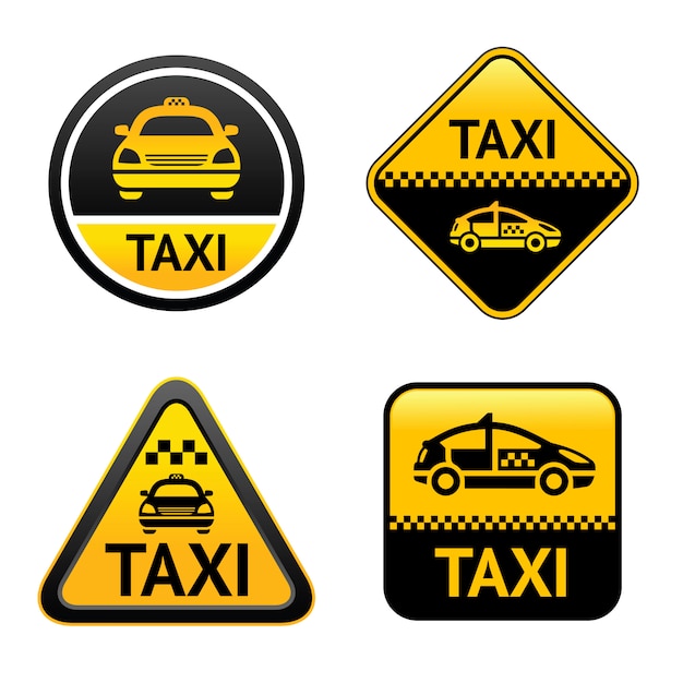 Taxi cab set buttons