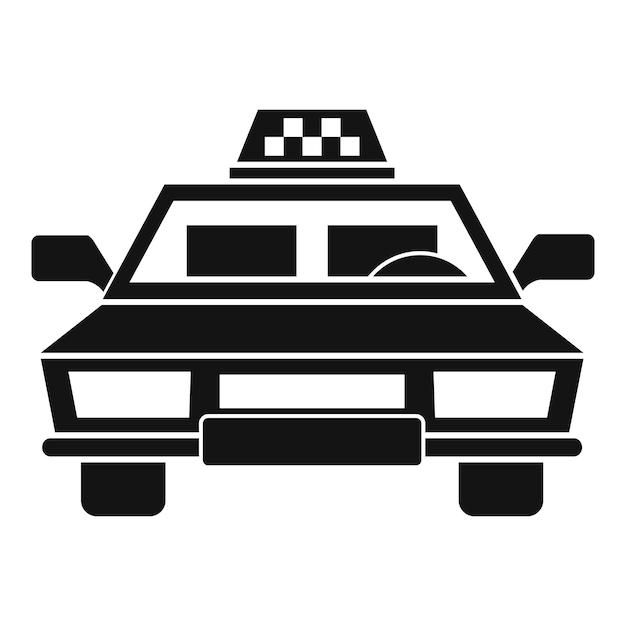 Taxi car icon Simple illustration of taxi car vector icon for web