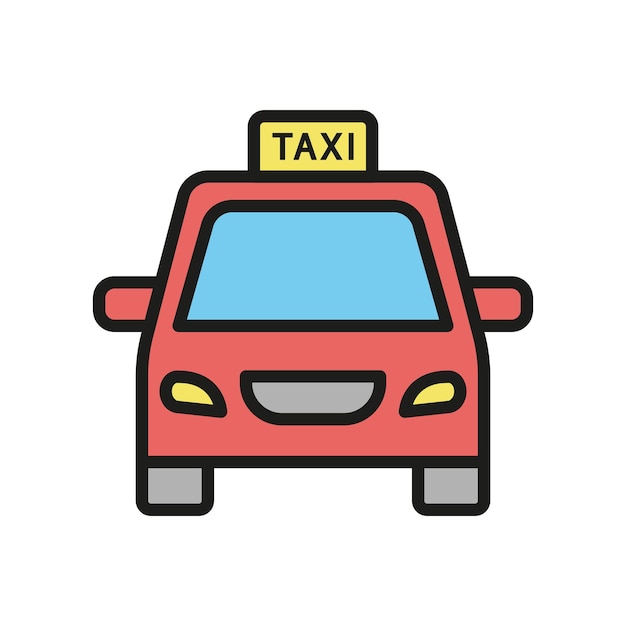 Taxi icon vector design templates simple and modern