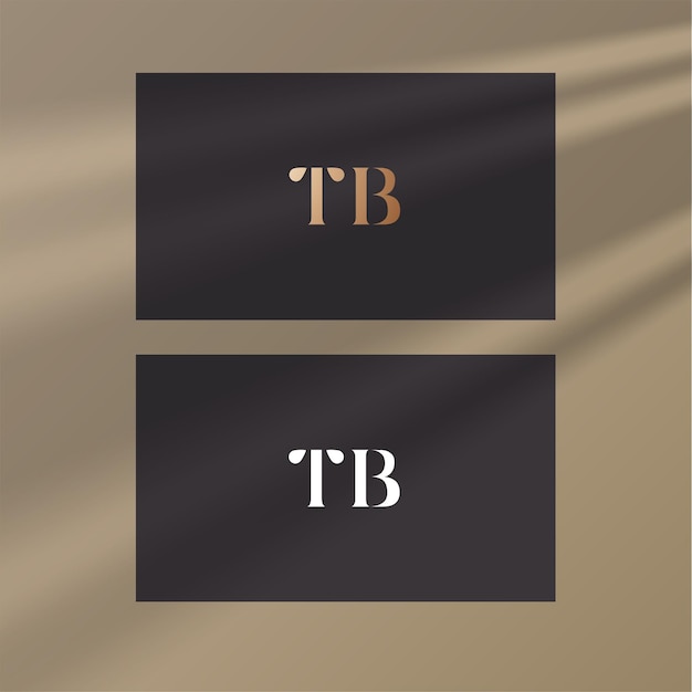 TB logo design vector image