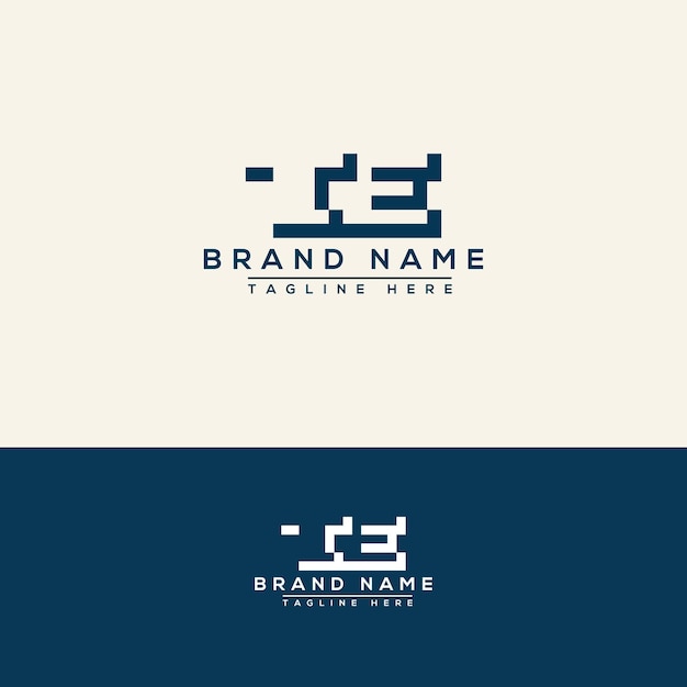 TE logo Design Template Vector Graphic Branding Element.