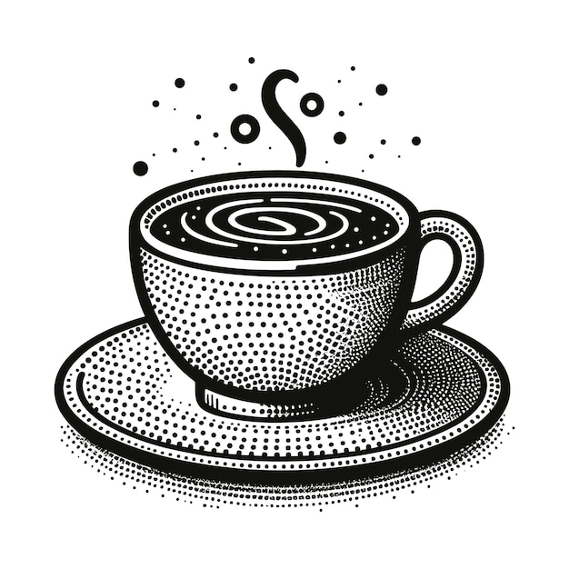 A tea cup vector