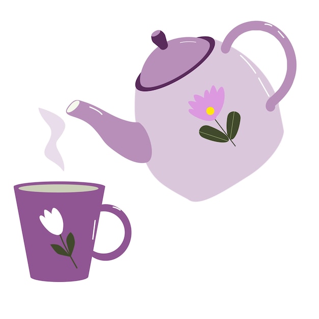 Tea time desighn for background flyer banner