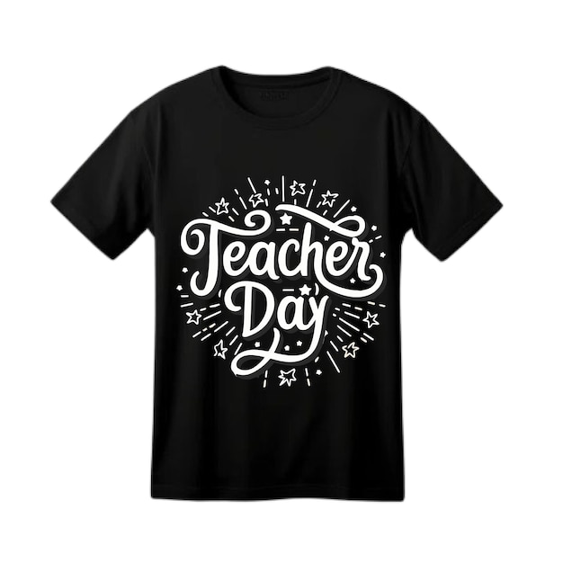 Teacher Day t shirt design typograph