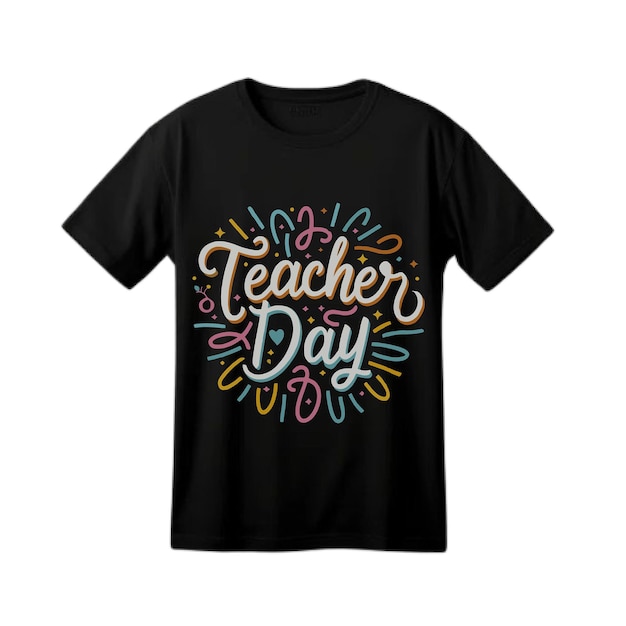 Teacher Day t shirt design typograph