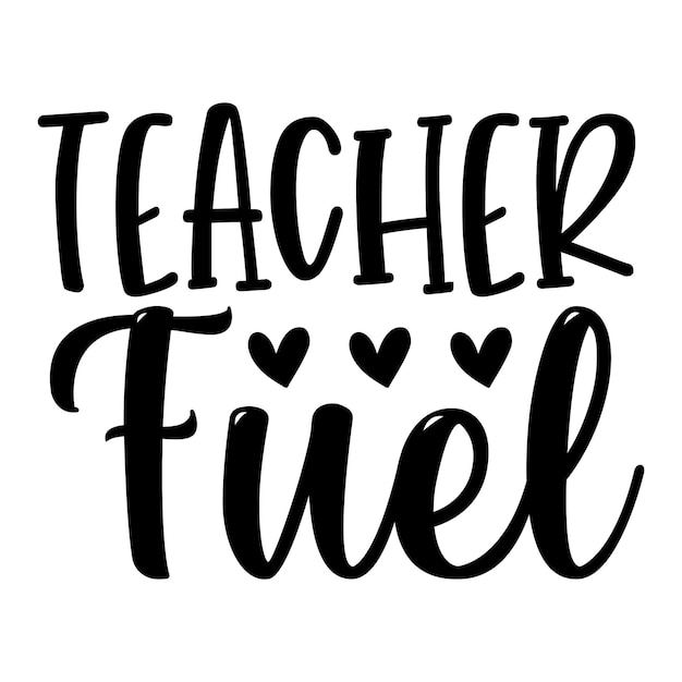 Vector teacher fuel svg