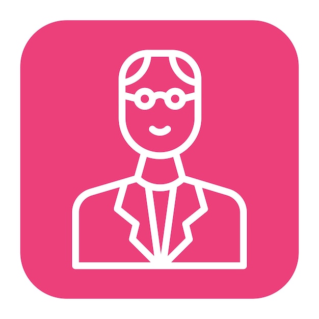 Teacher Male icon vector image Can be used for Literature