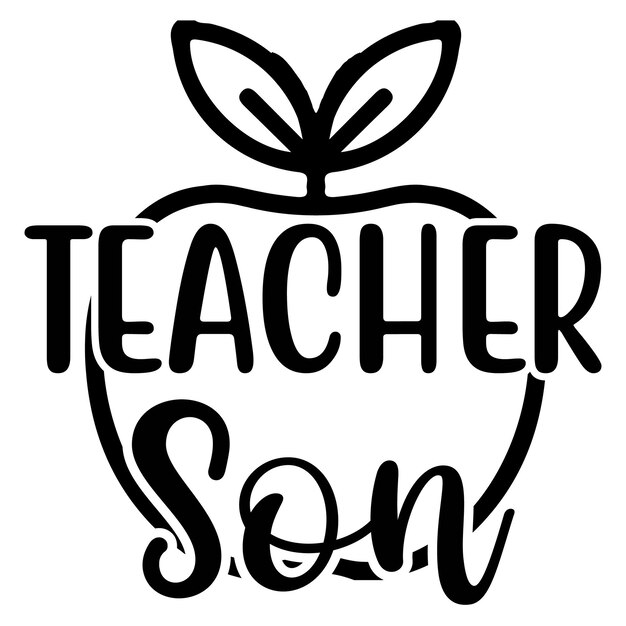 Vector teacher quotes vector design