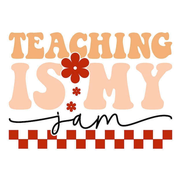 teacher retro svg design and digital dawonlod