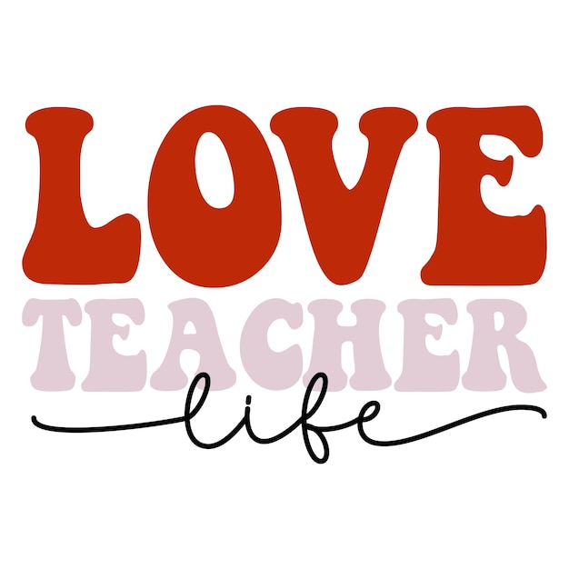 teacher retro svg design and digital dawonlod