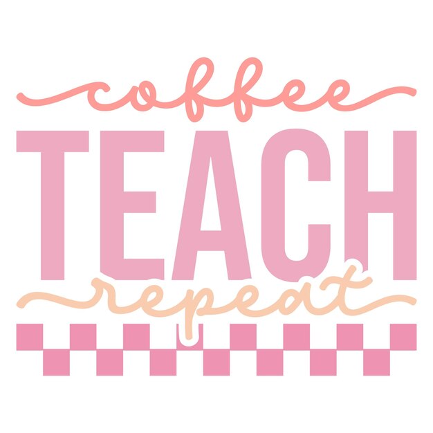 Teacher retro svg design and digital download and commercial use