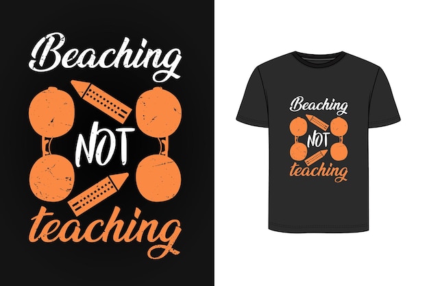 Teacher retro vintage t shirt design