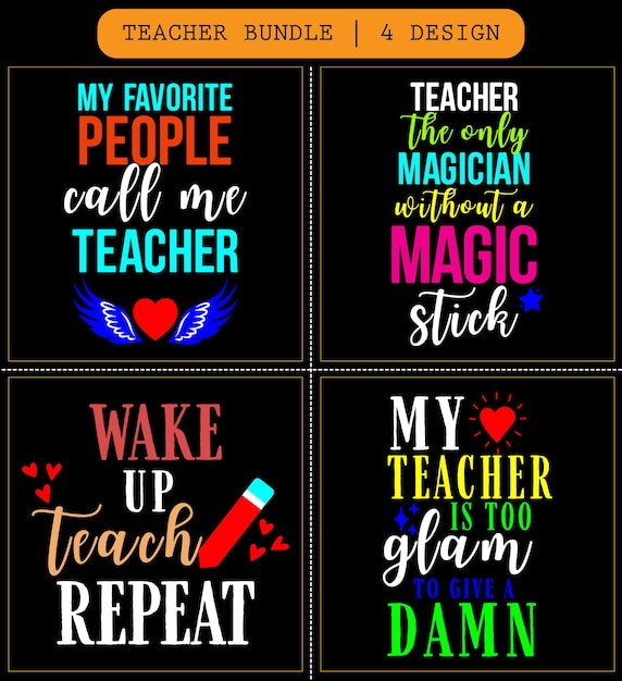 Teacher svg bundle teacher svg file teacher svg cricut teacher typography vector design