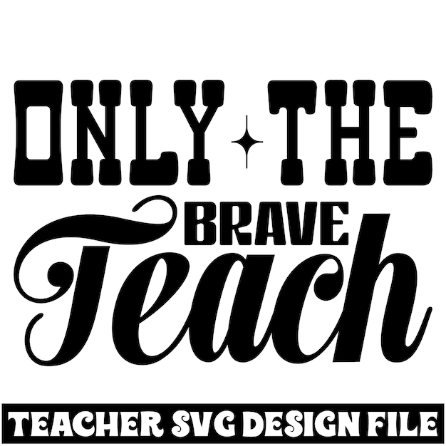 Vector teacher svg design and digital download